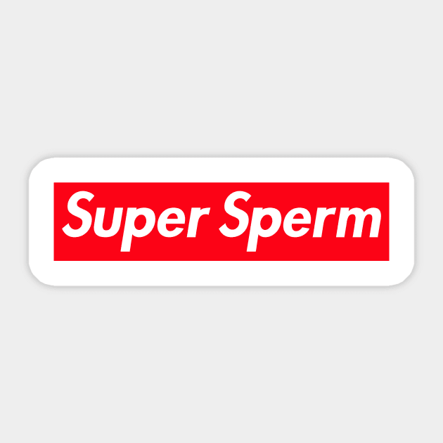 Supreme blood and sperm sticker outlet